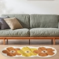 thumbnail image 2 of Floral Design Long Carpet for Home Soft Wool Area Rug Comfortable Floor Mat Living Room Bedroom Hallway, 2 of 6