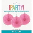 thumbnail image 2 of Hot Pink 6" Tissue Paper Fans, 3ct, 2 of 2