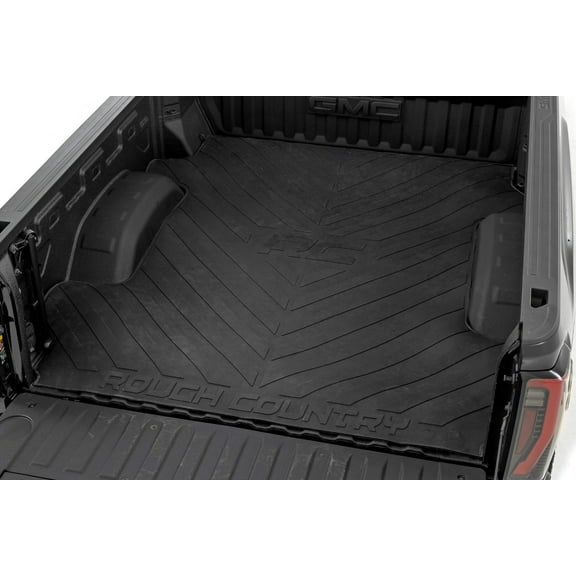 Rough Country Rubber Bed Mat for 2020-2026 Chevy/GMC 2500HD | 6'9" Bed - RCM691