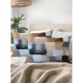 thumbnail image 3 of Waterproof Outdoor Throw Pillows with Inserts 12"x20" Set of 2, Abstract Gray Brown Soft Decorative Pillowcases for Couch Bedroom, Oil Painting Color Blocks Pillow Covers for Sofa Living Room, 3 of 8