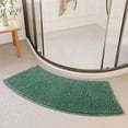 thumbnail image 2 of Alfombra de Baño Bewildely Artesanal Fibras Acrílicas Verde, 2 of 6