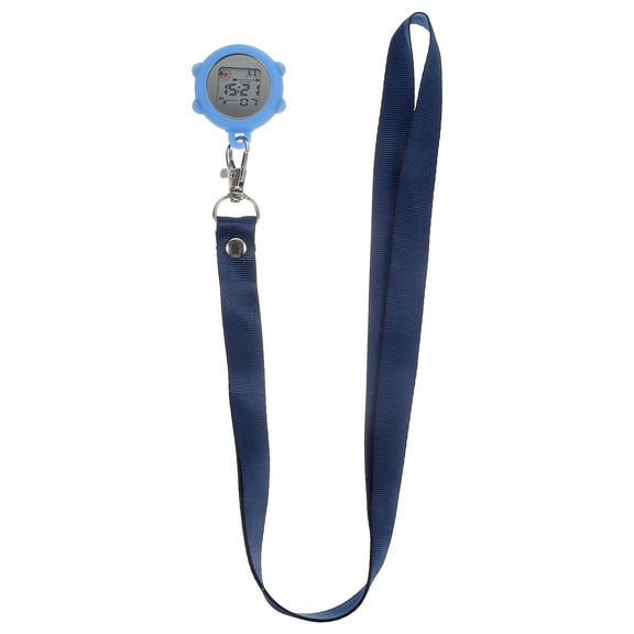 Amosfun Nursing Watch with 24-Hour Display for Students 1Set Blue Alloy
