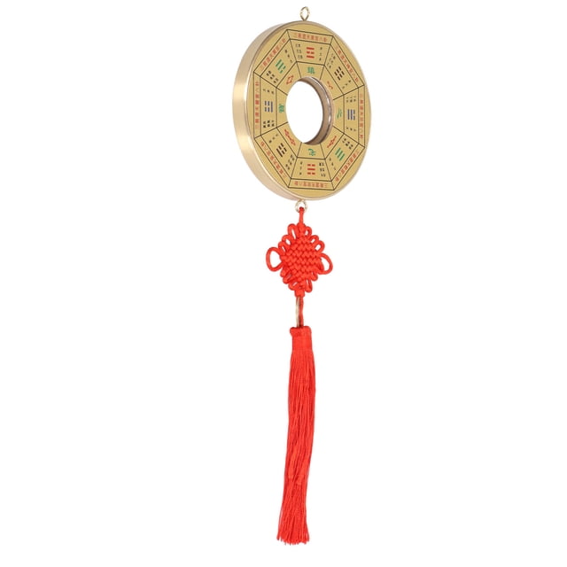 Bagua Mirror Feng Shui, Alloy Material Bring Wealth Gossip Mirror Ornaments Suspension Design For Car For Housewarming Gifts ANGGREK Otros