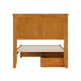 thumbnail image 4 of Felicity  Wood Platform Bed with Panel Footboard & Drawers in Light Toffee, 4 of 5