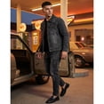 thumbnail image 6 of Men`s Retro Vintage Washed Ripped Denim Set, 6 of 6