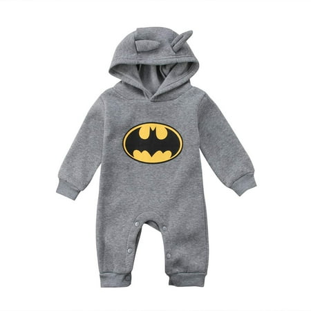 

Huyghdfb Infant Boys Girls Thermal Patchwork Romper with Printed Patterns