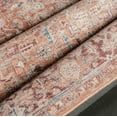 thumbnail image 5 of Everwash™ Callaghan Edith Distressed Vintage Machine Washable Area Rug, Terracotta, 3'11"x5'6", 5 of 11