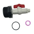 thumbnail image 3 of Válvula de control de PVC para grifo de barril, accesorio resistente al desgaste, práctico y de fácil instalación, conector para tanque de agua,, 3 of 7