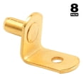 thumbnail image 3 of Prime Line U10168 Support d'Étagère à Piquets en Laiton de 0,25 Po - Pack de 2, 3 of 4