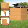 thumbnail image 4 of Slsy Valla para Aire Acondicionado, 2 Paneles para Cercado de Equipos de Piscina, 48" An x 48" Al Paneles de Privacidad, Valla de Madera para Contenedores de Basura Exterior, 4 of 6