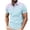 Light Blue, variant on Enridrech Big and Tall Mens Shirts Comfort Casual Stylish Collared Shirt Top Color Block Short Sleeve Tops for Men