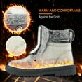 thumbnail image 4 of Women's Winter Ankle Boots Warm Faux Fur Lining Lace Up Bootie Outdoor Indoor Easy Walking Shoes, 4 of 7