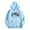 Sky Blue, variant on Fsqjgq Oversized Sweatshirt for Women Fashion Letters Y2K Hoodie Teen Girls Cute Fall Pullover Drawstring Jacket with Pockets Grey L