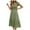 Green, variant on under $5 JINMGG Summer Dresses 2026, Dresses for Women 2026 Women's Summer Solid Color Temperament Flying Sleeves Large Skirt Mid Length Dress White XL