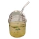 thumbnail image 1 of Vaso de vidrio con pajita y tapa, taza para beber jugo caliente de 430ML, taza transparente para batidos de café para viajes en casa al aire libre, 1 of 5