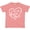 Mauve, variant on Inktastic I Love My Aunt and Uncle in White Chalk Heart Boys or Girls Toddler T-Shirt