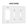 thumbnail image 2 of City Sunset Switch Cover Decorative Wall Plate 3-Gang 2-Toggle 1-Decor Standard Size, 2 of 5