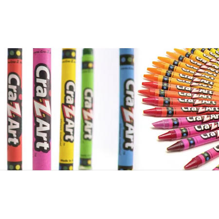 Cra-Z-Art 8 Piece Count Jumbo Crayon, Multicolor, Child Ages 3 and up, Back to School Supplies