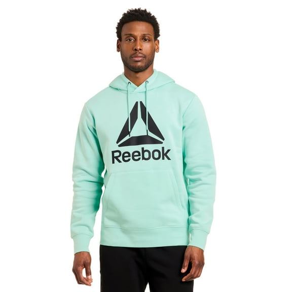 Reebok Men's and Big Men's Big Logo Fleece Hoodie Sweatshirt, Sizes XS-5XL