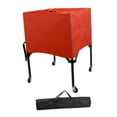 thumbnail image 3 of Lipstore Chariot à Balles de Sport Roulant avec Sac de Transport Cage à Balles de Sport Chariot Polyvalent de Volleyball avec Roues pour Basketball Gym Football Rouge, 3 of 8