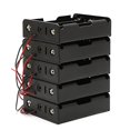 thumbnail image 1 of C Black Caja de soporte de Clip para batería recargable, 5 uds., 18650, 3,7 v, con cable, 1 of 5