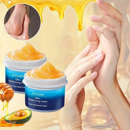 Hand & Foot Care Cream, Plant Squalane Moisturizing Cream For Dry Skin, Hydrating And Nourishing Hand And Foot Care, 30g, Pack Of 2.