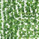 thumbnail image 1 of Guirnalda de hiedra artificial, 12 piezas de hiedra falsa de 26,4 m, decoración de hiedra artificial para cocina, patio, columpio, boda, oficina, fiesta, Navidad, decoración de Halloween, verde H218 esquí esquí Gafas de esquí, 1 of 5