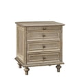 thumbnail image 4 of Farmhouse Nightstands with 4 Drawer,Wood Storage End Table with Hidden Pull-Out Shelf, Large Side Table with 4 Solid Wood Feet and Metal Handle,Easy Assembly,Natural, 4 of 6