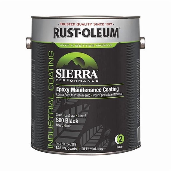 Rust-Oleum Epoxy Coating Base,S60,Black,1 gal,Can 248282