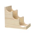 thumbnail image 3 of Soporte para Botellas Perfecl Estante de Almacenamiento de Madera 3 Ranuras, 3 of 8