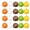 Multicolor Home Decor, variant on JJV 20 Pcs Pumpkin Hanging Ornaments Fall Tree Ornaments Mini Pumpkin Ball Thanksgiving Decorations Farmhouse Harvest Autumn Home Tree Party Supplies