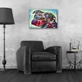thumbnail image 4 of Epic Art 'Bulls Eye' by Dean Russo, Acrylic Glass Wall Art, 24"x16", 4 of 8