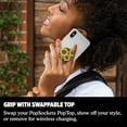 thumbnail image 2 of PopSockets Grip with Swappable Top for Cell Phones, PopGrip Sunflower Power, 2 of 7
