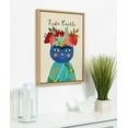 thumbnail image 6 of DesignOvation Sylvie Frida Cathlo Framed Canvas Wall Art By Mia Charro, 18x24 Natural, Colorful Baby Animal Home Decor, 6 of 8
