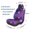 thumbnail image 3 of Honeii Astronaut Print Car Seat Cover,Car Interior Covers,Universal Fit Seat Protector, Compatible with Most Cars, SUVs, Trucks, and Vans, 3 of 5