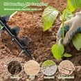 thumbnail image 4 of Post Hole Digger, Hand Auger Spiral Drill for Planting, 38 Inch Long Post Hole Digger Manual Earth Auger for Fence Posts, Sand, Bulb, Seedlings, Tree, Mail Box, Non Slip T Handle, 4 of 7