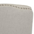 thumbnail image 6 of GDF Studio Drummond Linen Hardwood Dining Chairs (Set of 2), Beige, 6 of 6