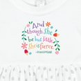 thumbnail image 4 of Inktastic She is Fierce Funny Shakespeare Quote Girls Baby Dress, 4 of 5