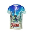 thumbnail image 4 of The Legend of Zelda 3D Printed T-Shirt Crewneck Graphic Short Sleeve Tees for Boys Girls, 4 of 7