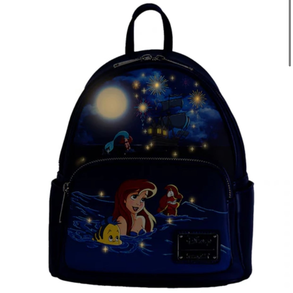 Loungefly Disney The Little Mermaid Ariel Fireworks Glow and 