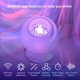 thumbnail image 4 of BlissLights Velarus - LED Spiral Aurora Projector, WiFi App, Northern Lights Galaxy, Home Theater and Night Light Gift, 4 of 8