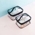 thumbnail image 4 of PVC Transparent Eau Splash Proof Outils de Maquillage Sac Organisateur Sac de Rangement Multifucational, 4 of 8
