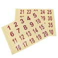 thumbnail image 7 of Raindrops Red PVC Number Stickers and for Daily Labeling and Easy Application, 7 of 7