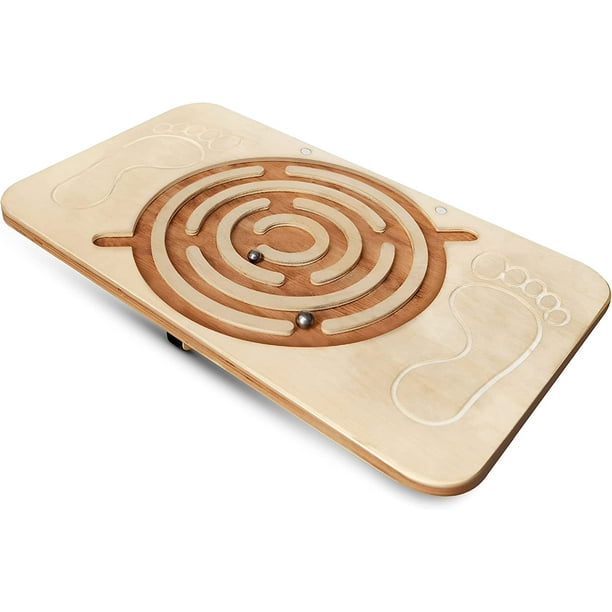 Yes4All Maze Wooden Balance Board/Wooden Labyrinth Game Rocker Board