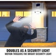 thumbnail image 4 of Bell+Howell Solar Powered Motion Sensing Bionic Floodlight, 6500K White 2000 Lumens, 4 of 4