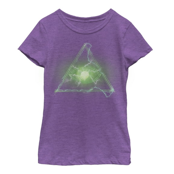 Girl's Marvel Spider-Man: Far From Home Powerful Eye Graphic Tee Purple Berry Large