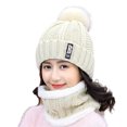 thumbnail image 1 of Jumpingount Gorro de punto, cálido y elegante, esencial para invierno, varios colores, sombreros para mujer, gorros de invierno, gorro Sombreros blanco, 1 of 6