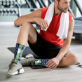thumbnail image 6 of Athletic Socks Army Camouflage Flag Sport Running Calf Socks Crew Socks for Men Women, 6 of 7