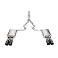 thumbnail image 1 of Corsa Performance Exhaust System Kit 21260BLK Xtreme Cat Back System; 304 Stainless Steel; With Mufflers; 3 Inch Pipe Diameter; Dual Exhaust With Dual Exit; Split Rear Exit, 1 of 1