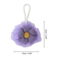 thumbnail image 2 of Unique Bargains 1pc Sunflowers Bath Shower Loofah Sponge Purple, 2 of 5